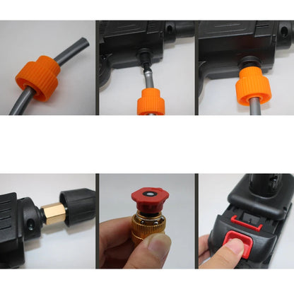 Portable high-pressure wireless spray water gun