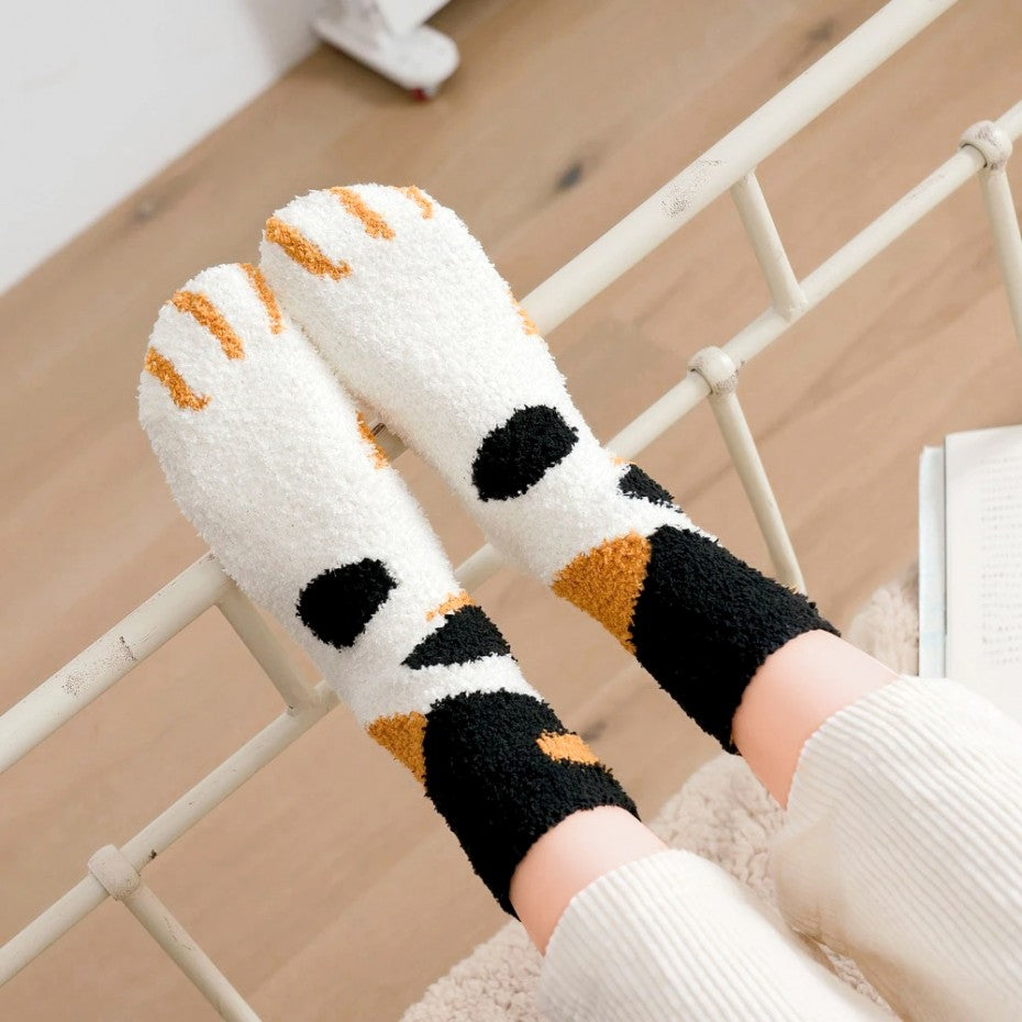 New Cotton Socks : Funny Print Cat Paw Warm Socks