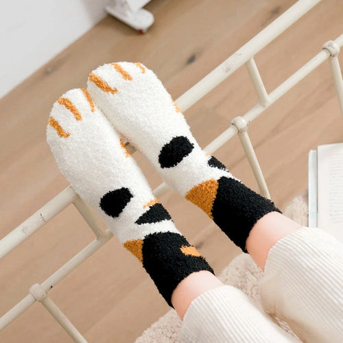 New Cotton Socks : Funny Print Cat Paw Warm Socks