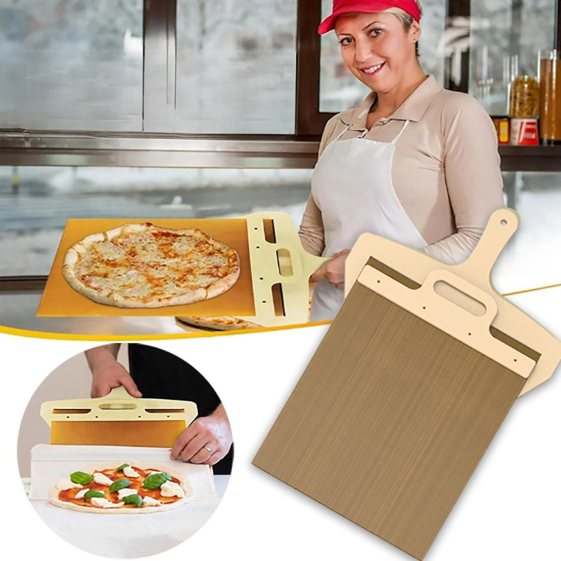 Sliding spatula for culinary use