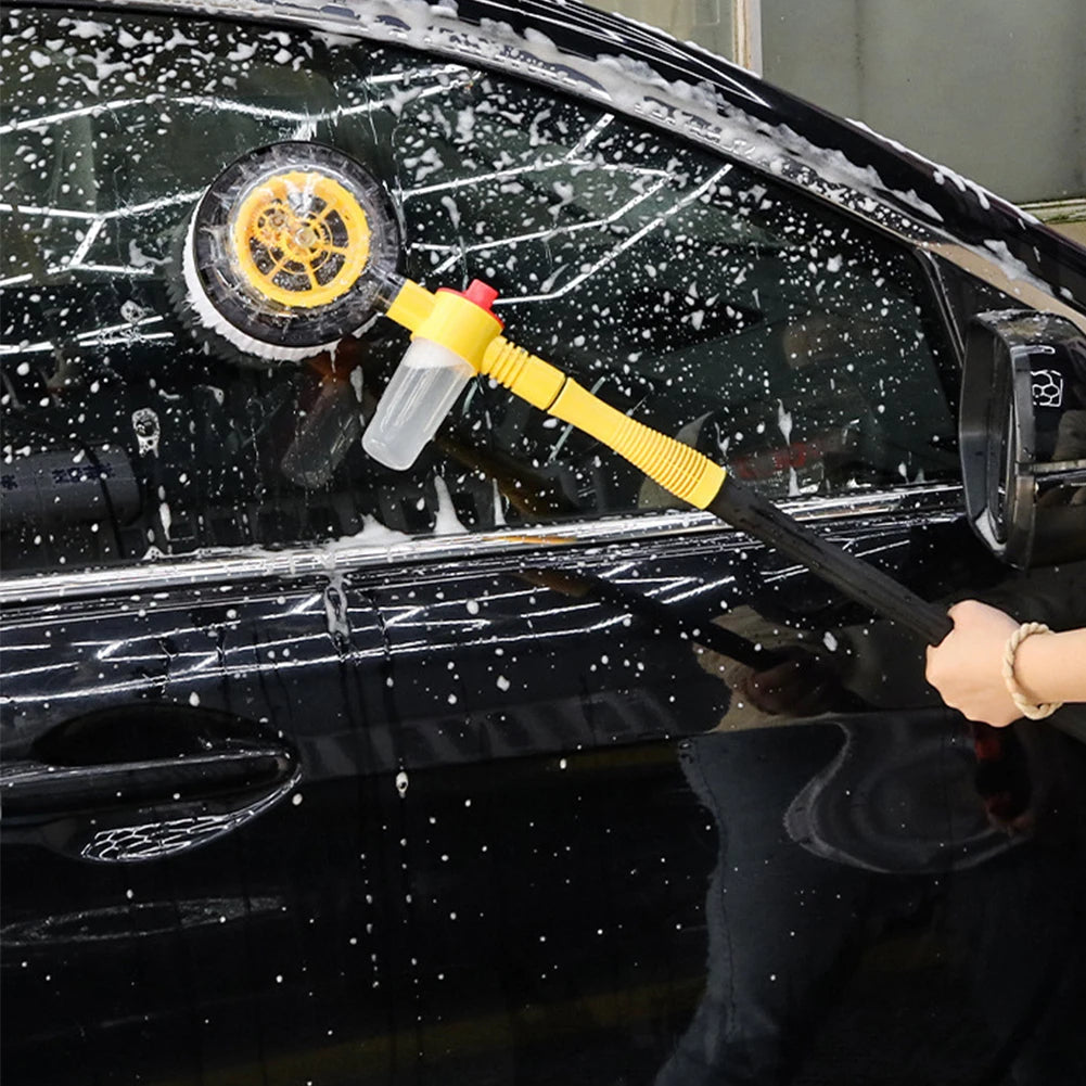 Professional rotating foam brush for car washing