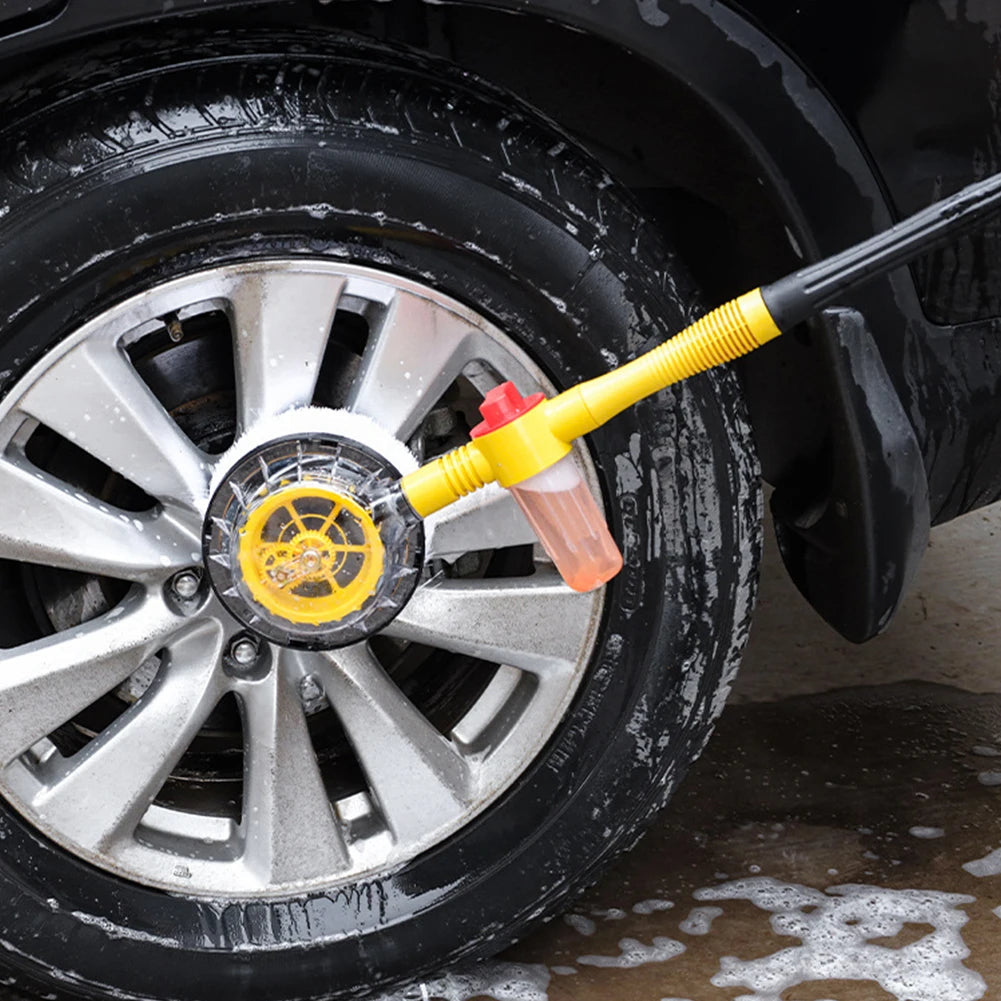 Professional rotating foam brush for car washing
