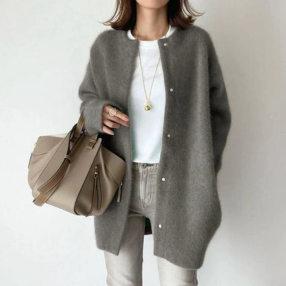 Women's wool cardigan sweater